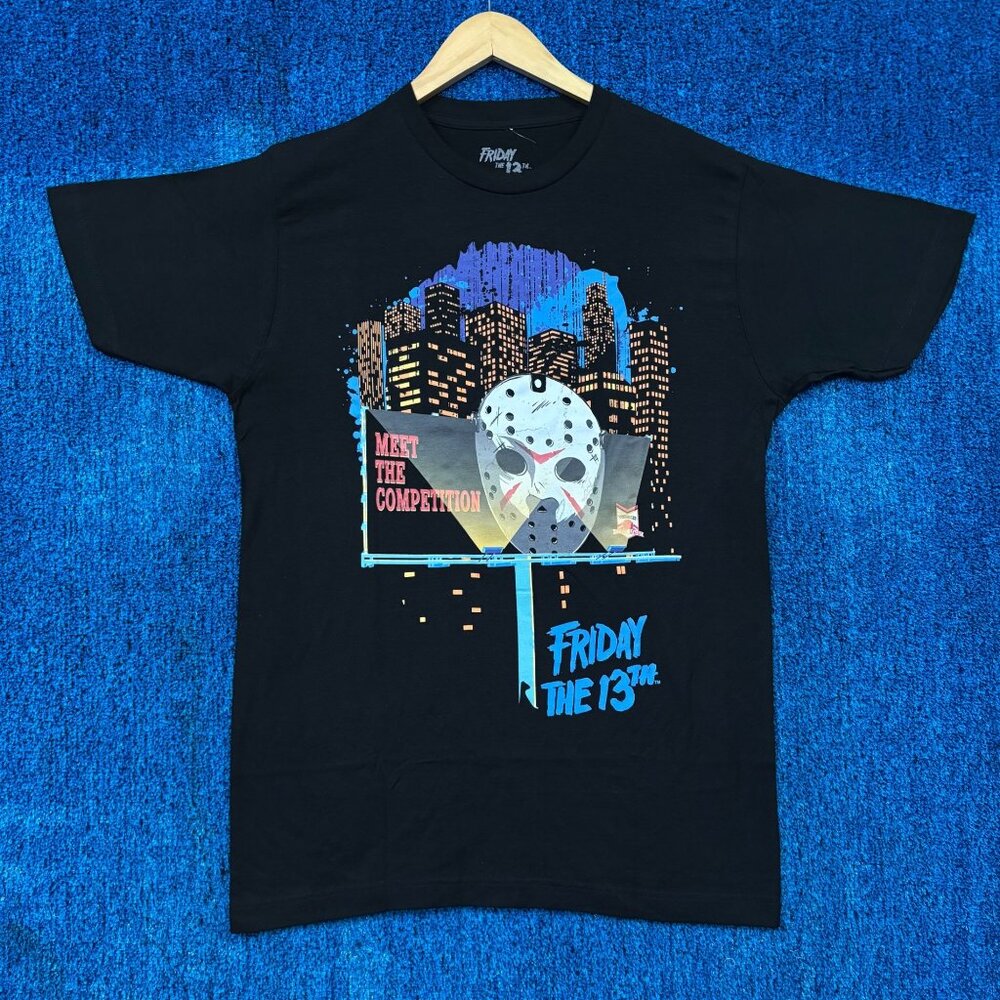 Friday the 13th “Meet the Competition” Horror Movie Graphic Tee Size Medium